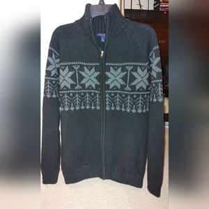 Zip up sweater , Lands End, Large